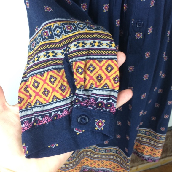 Altar’d State Bohohemian Printed Midi Dress Size S - Picture 3 of 7